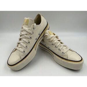 Converse Chuck Taylor All Star Lift Ox Egret Yellow Floral 571583C Womens 8